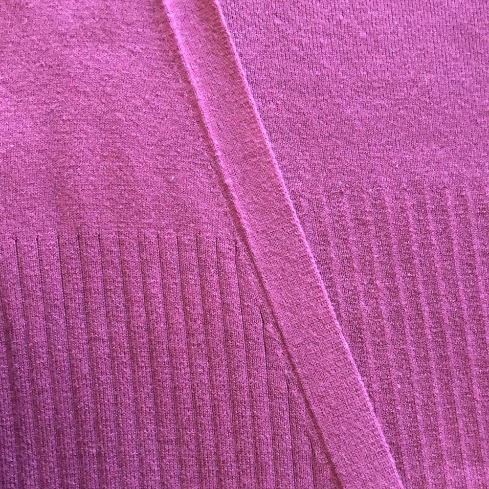 Mixed Rib No-button Long Talbots Sweater - Picture 8 of 9